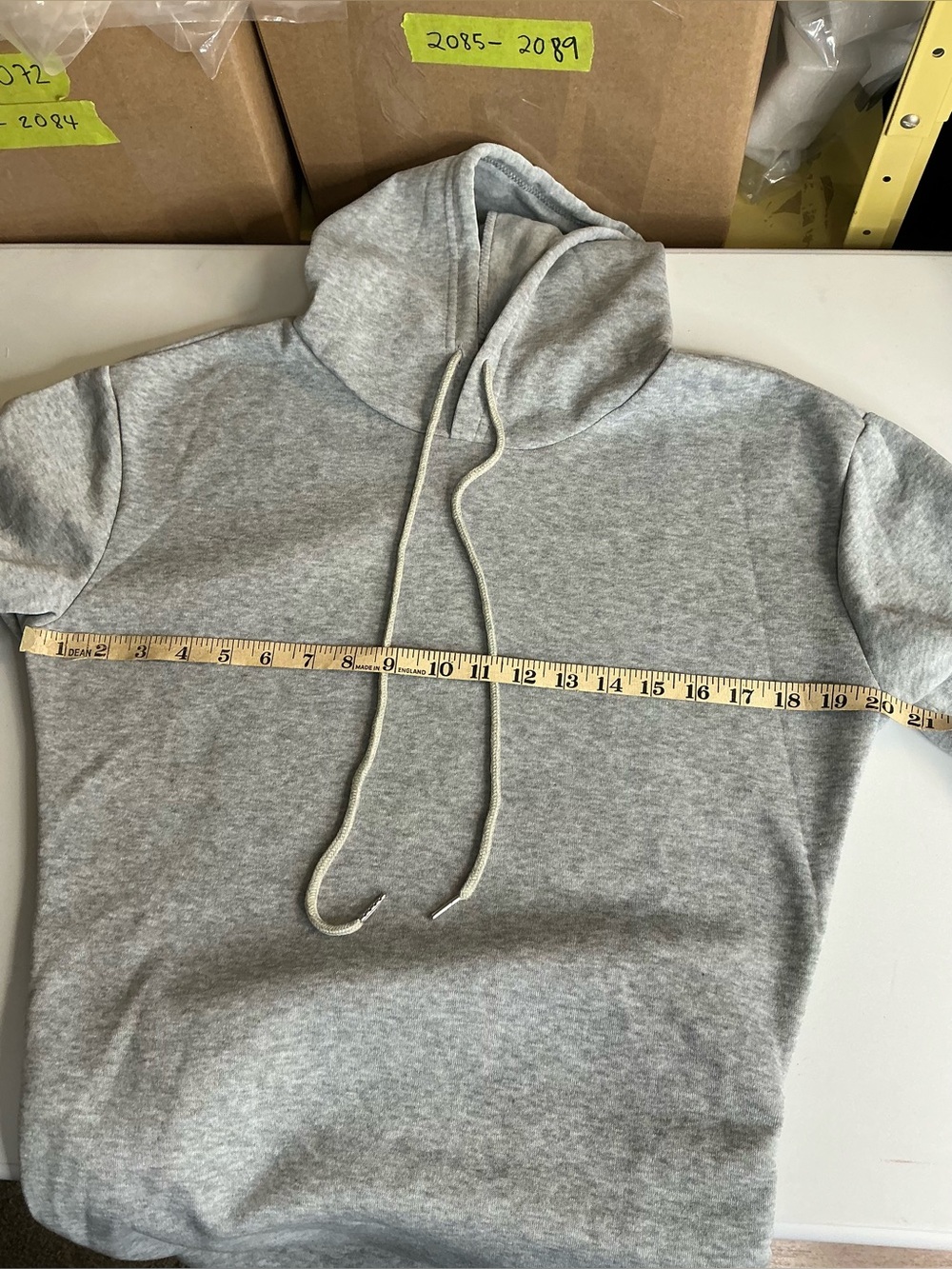 2396 -Casual Drawstring Ruched Hooded Bodycon Mini Sweatshirt Dress - Picture 14 of 16